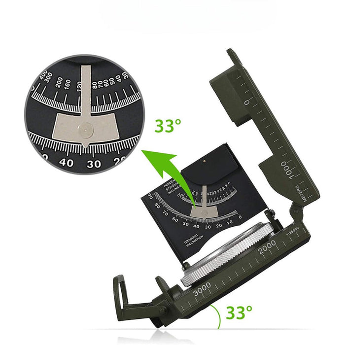 Military Aiming Navigation Compass