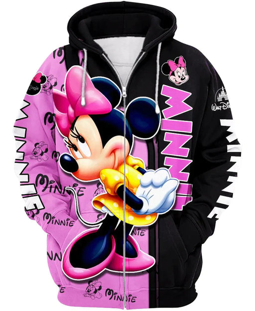 Minnie Mouse Zip Up Hoodie - Grafton Collection
