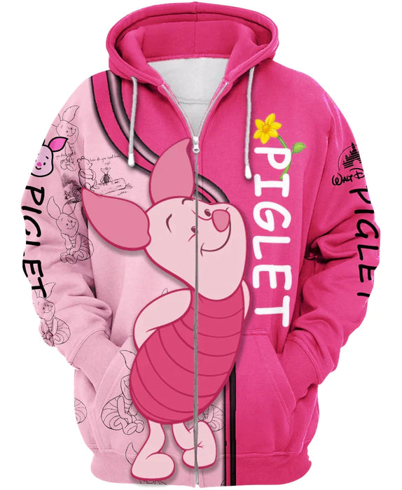 Piglet Zip Up Hoodie - Grafton Collection