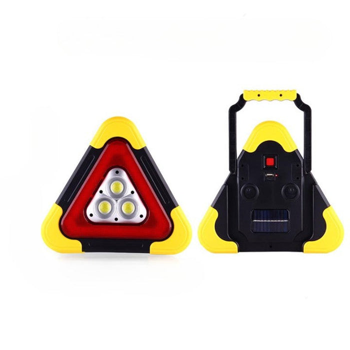 2 IN 1 Emergency Triangular Roadside Warning Light
