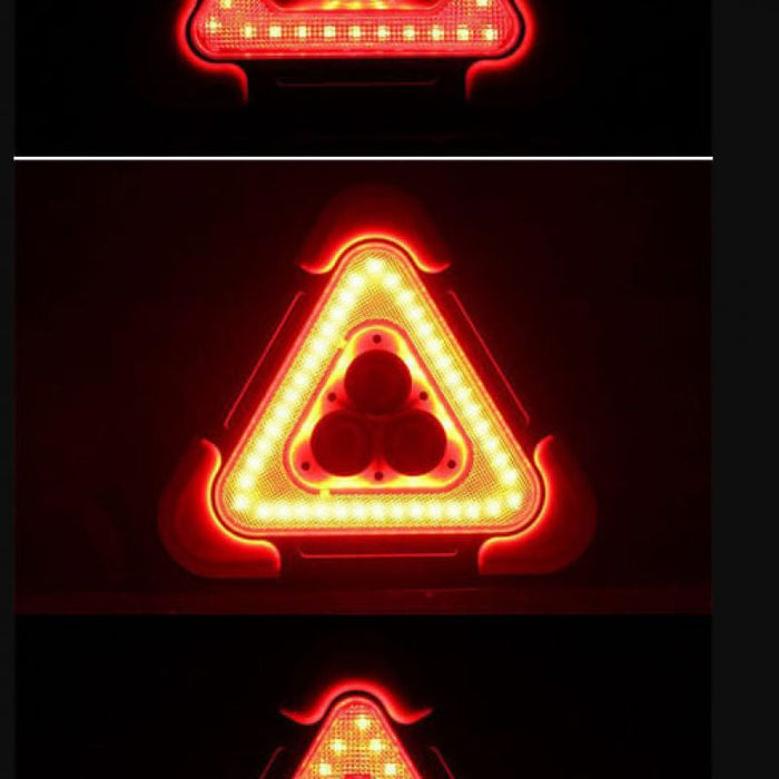 2 IN 1 Emergency Triangular Roadside Warning Light - Grafton Collection