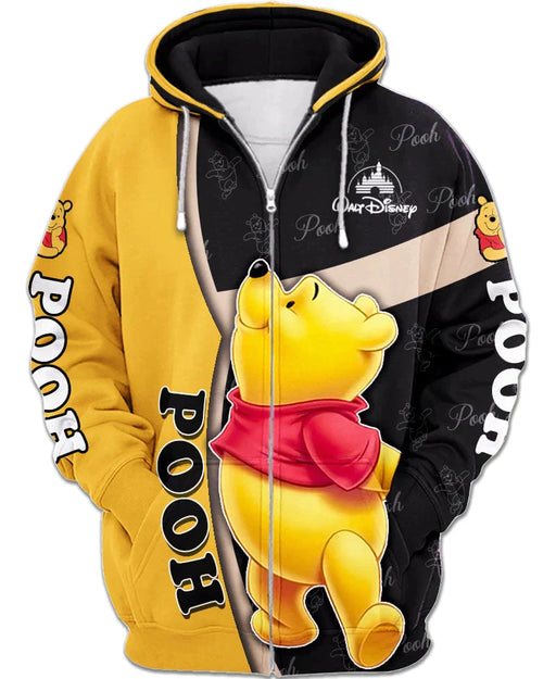 Winnie The Pooh Zip Up Hoodie - Grafton Collection