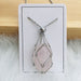 Crystal Stone Holder Necklace - Grafton Collection