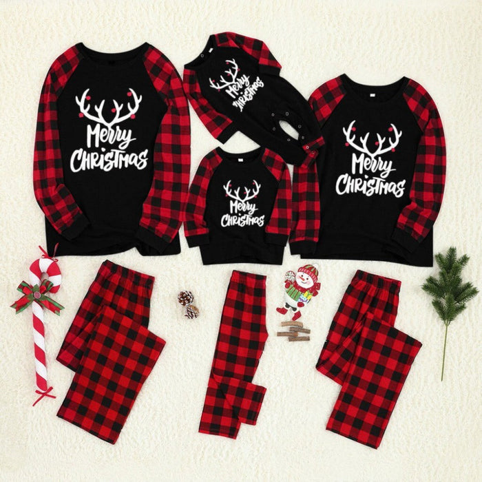 Dark Christmas Family Matching Pajama Set - Grafton Collection