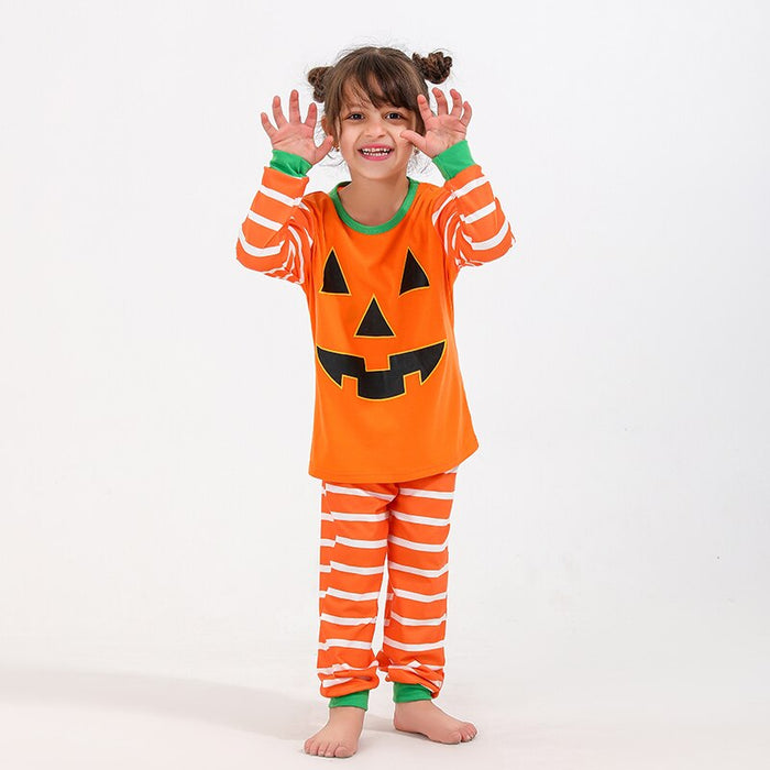 Soft Pumpkin Family Matching Pajama Sets - Grafton Collection