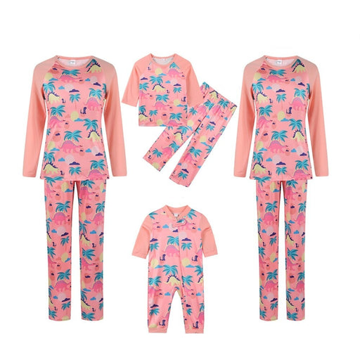 Christmas Beach Dinos Family Matching Pajama Set - Grafton Collection