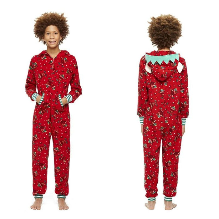 Elegant Family Matching Christmas Pajamas Set - Grafton Collection