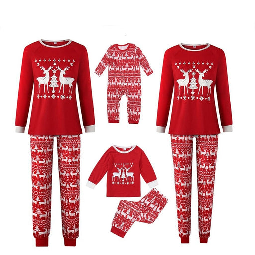 Classic Reindeer Family Matching Pajama Set - Grafton Collection