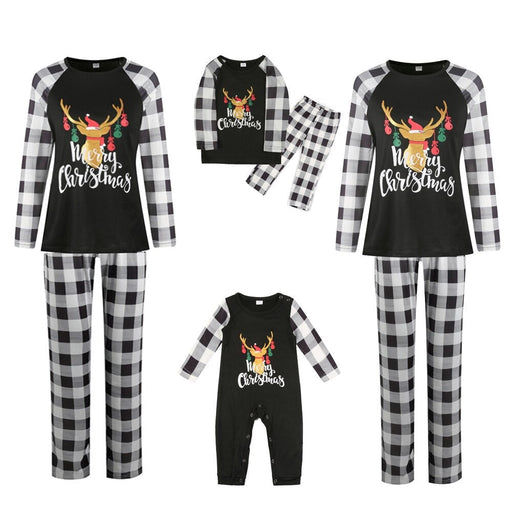 Cartoon Reindeer Family Matching Pajama Set - Grafton Collection